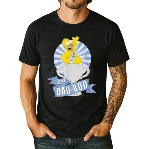 The Simpsons Father's Day Homer Best Dad BOD Men's Casual T-Shirt - Father's Day Fun