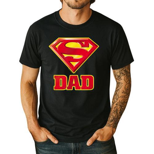 Superman Super Dad Men's Casual T-Shirt - Father's Day Fun
