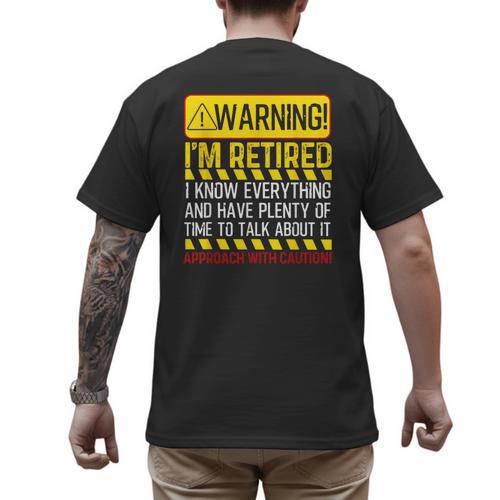 Best Retirement Novelty For Men Women Dad Grandpa Retirement Men's Back Print T-Shirt - Father's Day Fun