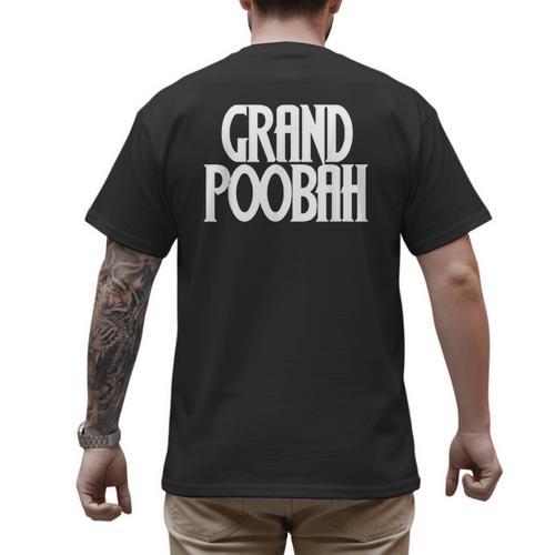 Grand Poobah Shirt For Fathers Day Dad T-Shirt Men's Back Print T-Shirt - Father's Day Fun