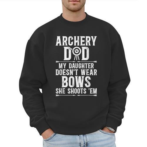 Archery Dad Dad Of An Archer Father Men Sweatshirt - Father's Day Fun