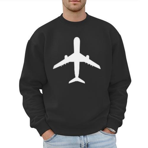 Aviation Geek Airplane Pilot Dad Husband Father's Day Xmas Men Sweatshirt - Father's Day Fun