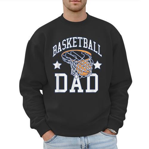 Basketball Dad Coach Sports Fan Men Sweatshirt - Father's Day Fun
