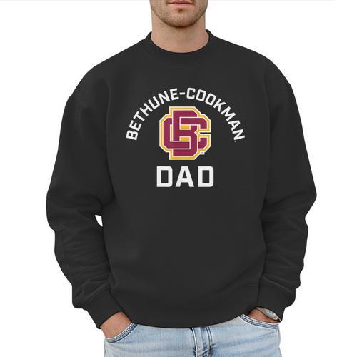 Bethune-Cookman University Wildcats Arched Dad Men Sweatshirt - Father's Day Fun