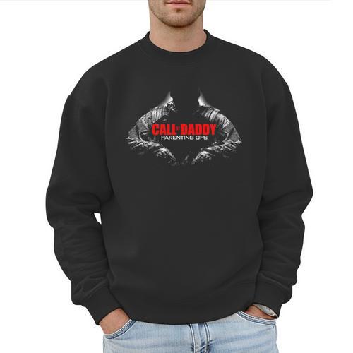 Call Of Daddy Parenting Ops Shirt Gamer Dad Men Sweatshirt - Father's Day Fun