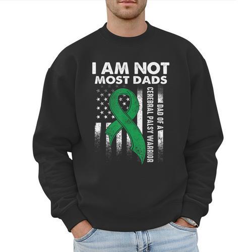 Cerebral Palsy CP Awareness Most Dads Warrior Survivor DA1 Men Sweatshirt - Father's Day Fun