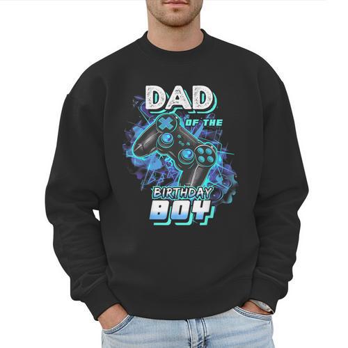 Dad Of The Birthday Boy Matching Video Game Birthday Party Men Sweatshirt - Father's Day Fun