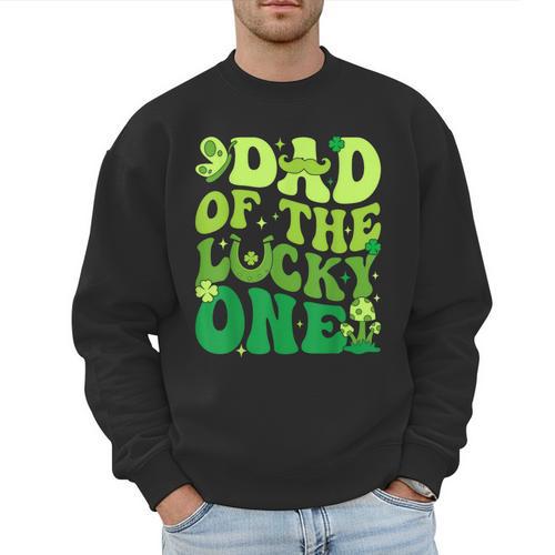 Dad Of The Lucky One Saint Patrick's Day Children Birthday Men Sweatshirt - Father's Day Fun