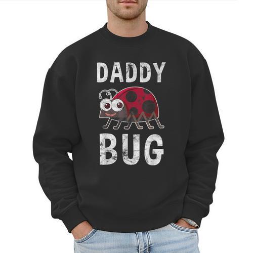 Daddy Bug Ladybug Lover Cute Dad Small Men Sweatshirt - Father's Day Fun