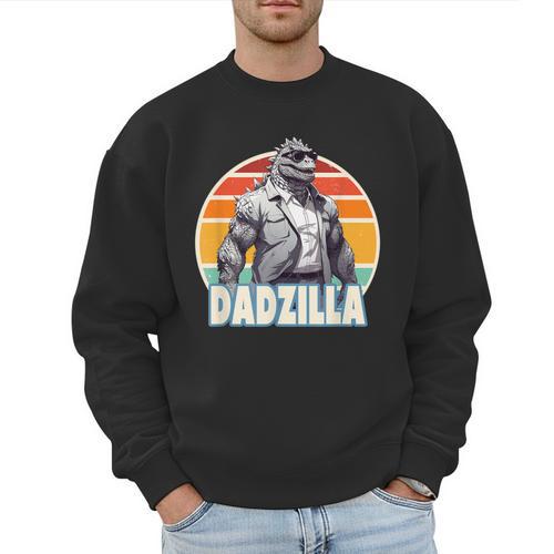 Dadzilla The Rad Dad Kaiju Vibes Men Sweatshirt - Father's Day Fun