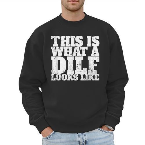 This Is What A DILF Looks Like Hot Dad DILF Men Sweatshirt - Father's Day Fun