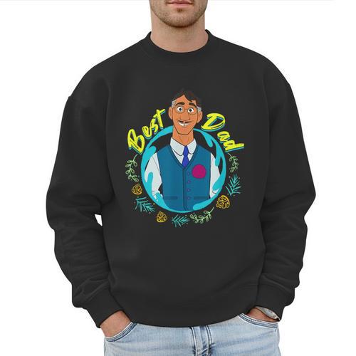 Disney Encanto Agustin Madrigal Best Dad Portrait Small Men Sweatshirt - Father's Day Fun