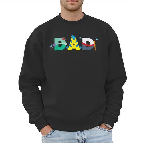 Disney The Little Mermaid Ariel Father’s Day Birthday Dad Men Sweatshirt - Father's Day Fun