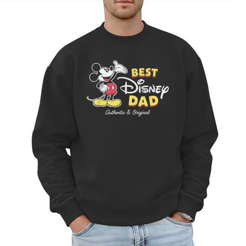 Disney Mickey Mouse Best Disney Dad Birthday Father’s Day Men Sweatshirt - Father's Day Fun