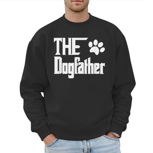 The Dogfather Dog Father Dad Men Sweatshirt - Father's Day Fun