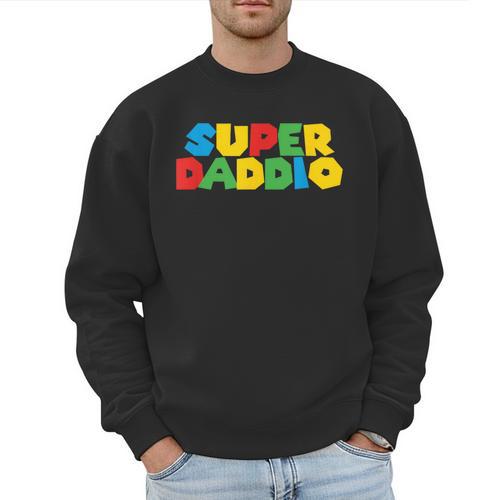 Fatherly Powers Unleashed Gamer Super Dad From Wife & Kids Men Sweatshirt - Father's Day Fun