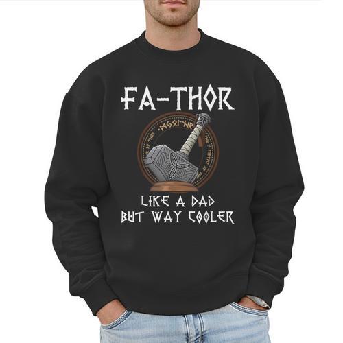 Fathor Dad Father Father's Day Classic Fit Short Sleeve T-Shirt Size Small Men Sweatshirt - Father's Day Fun