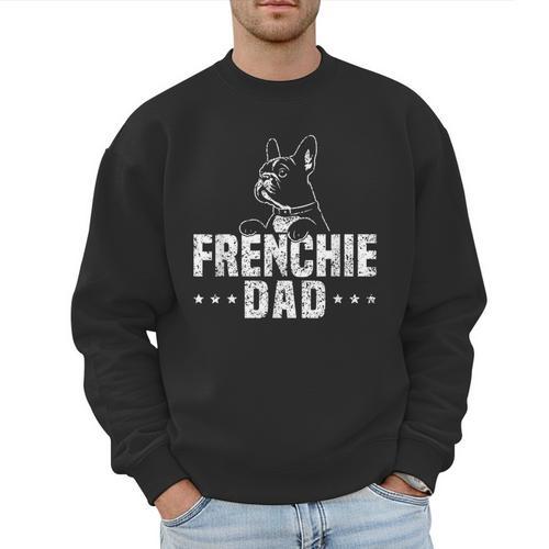 Frenchie Dad Lover Owner French Bulldog Father Daddy Papa Men Women Girls Kids Men Sweatshirt - Father's Day Fun