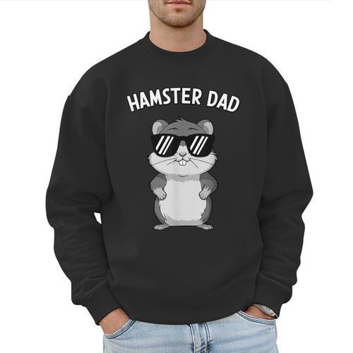 Hamster For Men Dad Boys Animal Hamster Lover Men Sweatshirt - Father's Day Fun