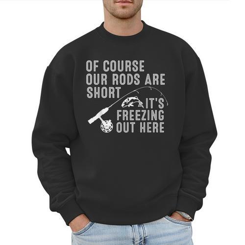 Ice Fishing Art For Men Dad Father Ice Fishing Lover Men Sweatshirt - Father's Day Fun