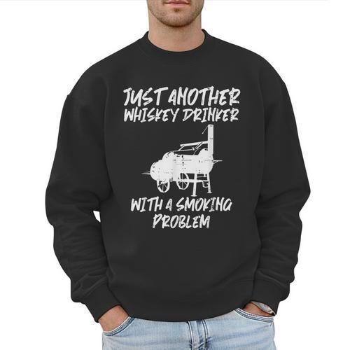 Just Another Bbq Grill Barbecue Meat Grilling Dad Men Men Sweatshirt - Father's Day Fun