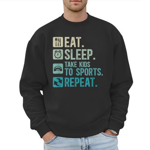 Take Kids To Sports Dad Sports Father Sport Dad Men Sweatshirt - Father's Day Fun