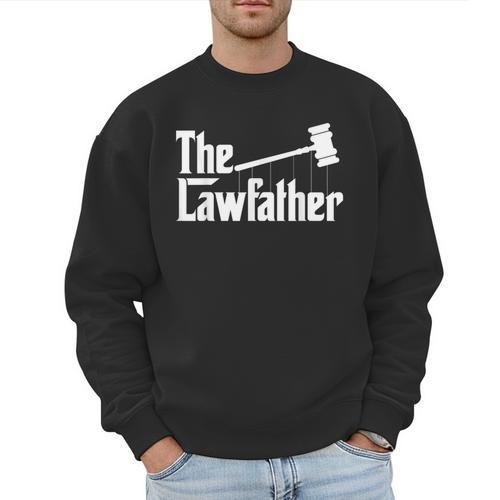 The Lawfather Father's Day Firm Lawyer Daddy Attorney Dad Men Sweatshirt - Father's Day Fun