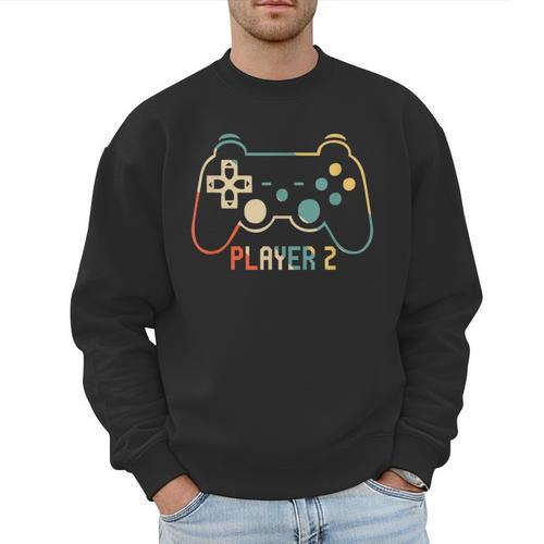 Matching Gamer Tee For Dad Mom & Kids Player 123 Men Sweatshirt - Father's Day Fun