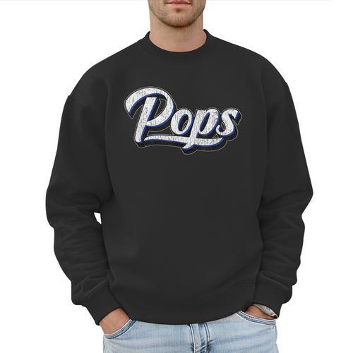 New Grandpa For Dad Called Pops Men Sweatshirt - Father's Day Fun