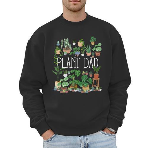 Potted Plant Dad Men Sweatshirt - Father's Day Fun