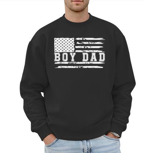 Proud Dad Of Boy Father Of Boys For Dad Xmas Fathers Day Men Sweatshirt - Father's Day Fun