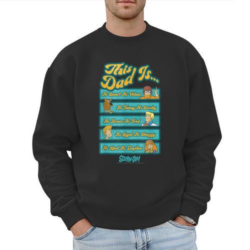 Scooby-Doo Father's Day Vintage Group Shot This Dad Is Men Sweatshirt - Father's Day Fun