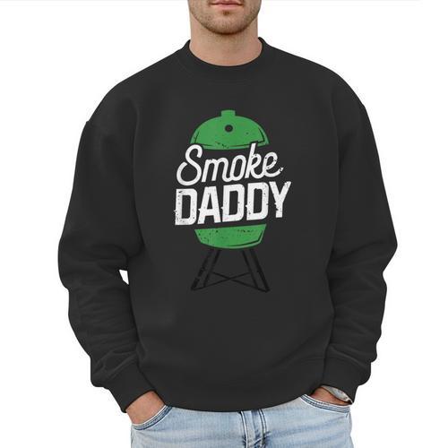 Smoke Daddy Green Egg Pitmaster Dad Tshirt BBQ Grill Men Sweatshirt - Father's Day Fun
