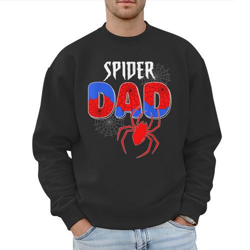 Spiders Dad Matching Family Birthday Father's Day Men Sweatshirt - Father's Day Fun