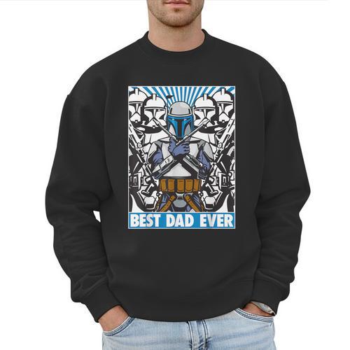 Star Wars Father's Day Jango Fett Best Dad Ever Men Sweatshirt - Father's Day Fun