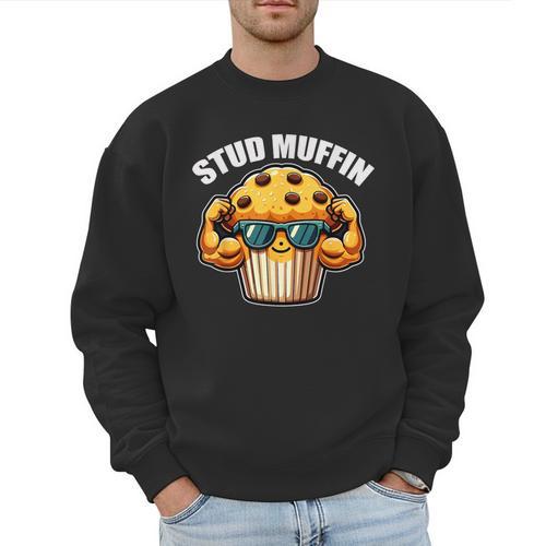Stud Muffin Muffin Lover Dad Boyfriend Men Boys Men Sweatshirt - Father's Day Fun