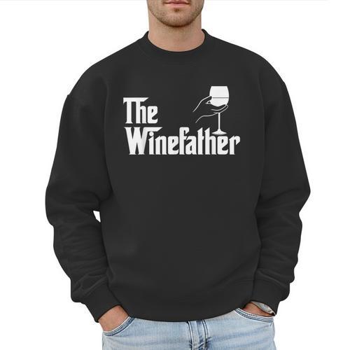 Winefather Wine Dad Dad Red Wine Wine Men Sweatshirt - Father's Day Fun