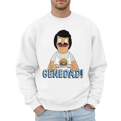Bob's Burgers Gene Dad Portrait Men Sweatshirt - Father's Day Fun