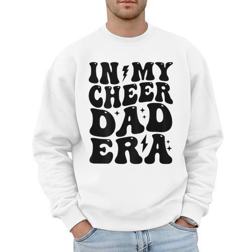 In My Cheer Dad Era Cheerleader Dad Sports Groovy Men Sweatshirt - Father's Day Fun