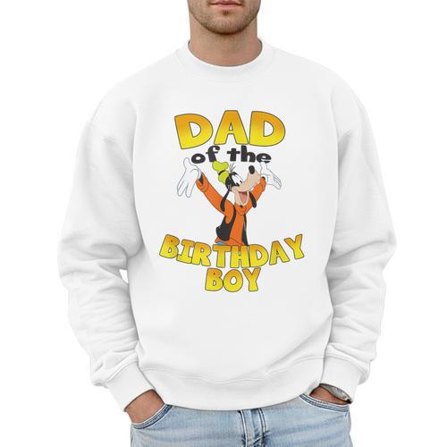 Disney Mickey & Friends Goofy Dad Of The Birthday Boy Men Sweatshirt - Father's Day Fun