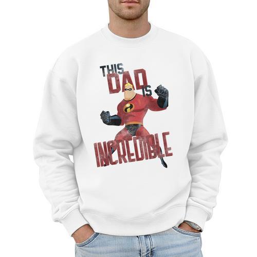 Disney Pixar The Incredibles Father's Day Incredible Dad Men Sweatshirt - Father's Day Fun