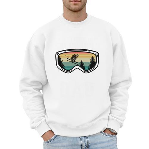 My Favorite Ski Buddies Call Me Dad For Ski Dad Men Sweatshirt - Father's Day Fun
