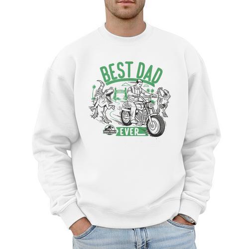 Jurassic World Best Dad Ever Men Sweatshirt - Father's Day Fun