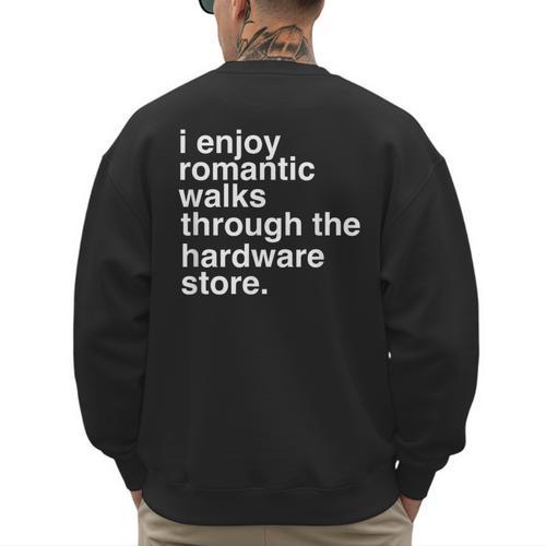 Dad Handyman Hardware Store Tools Men's Sweatshirt Back Print - Father's Day Fun