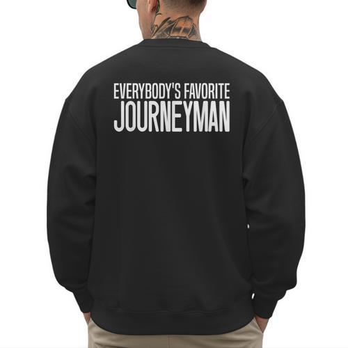 Favorite Electrician Journeyman Appreciation For Dad Men's Sweatshirt Back Print - Father's Day Fun