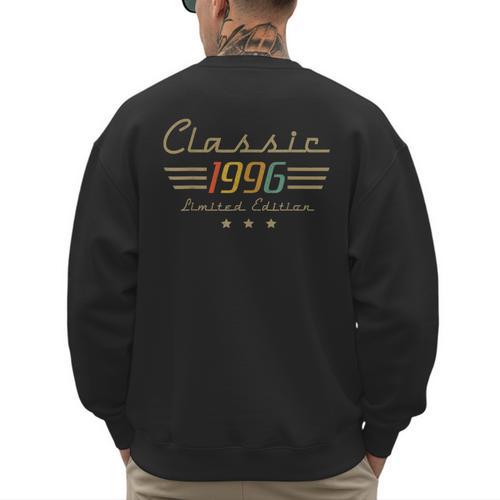 Vintage 1996 Classic Legend 30 Year Old 30th Birthday Dad Men's Sweatshirt Back Print - Father's Day Fun