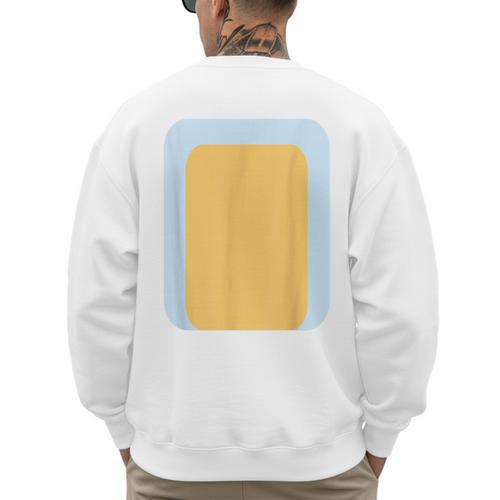 Blue Heeler Dog Dad Family Halloween Costume DIY Men's Sweatshirt Back Print - Father's Day Fun