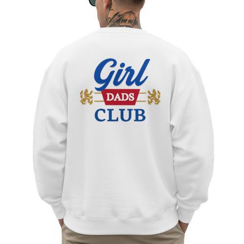 Cool Dads Club Father's Day Shirt From Daughter Son Men's Sweatshirt Back Print - Father's Day Fun