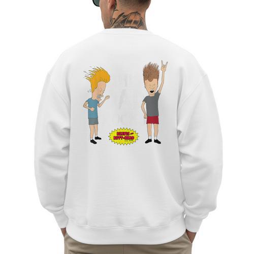 MTV Beavis And Butthead This Dad Rocks Men's Sweatshirt Back Print - Father's Day Fun