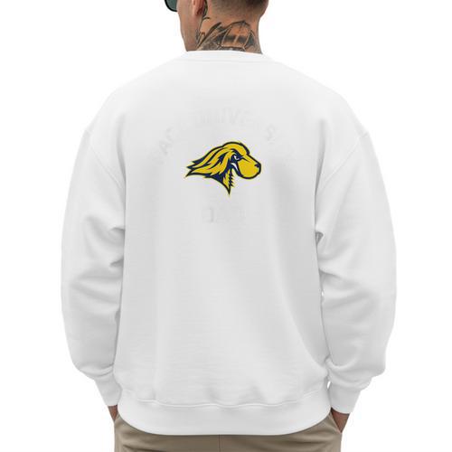 Pace University Setters Arched Dad Men's Sweatshirt Back Print - Father's Day Fun